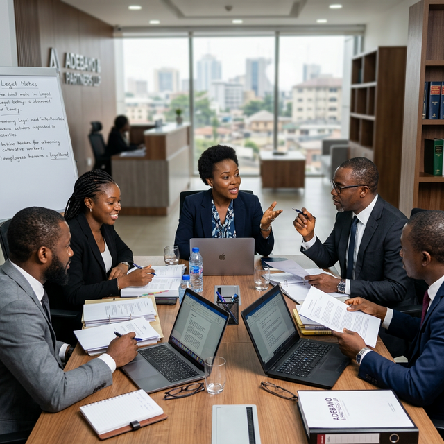 Avocats africains en recherche et discussion