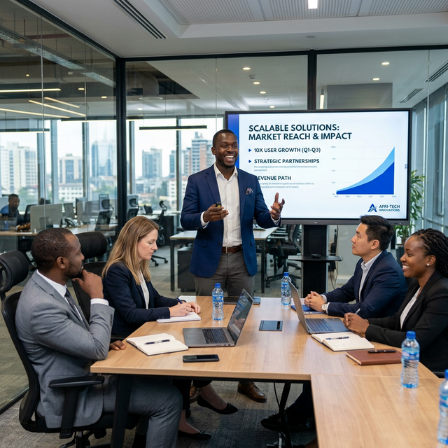 Pitch investisseurs startup africaine