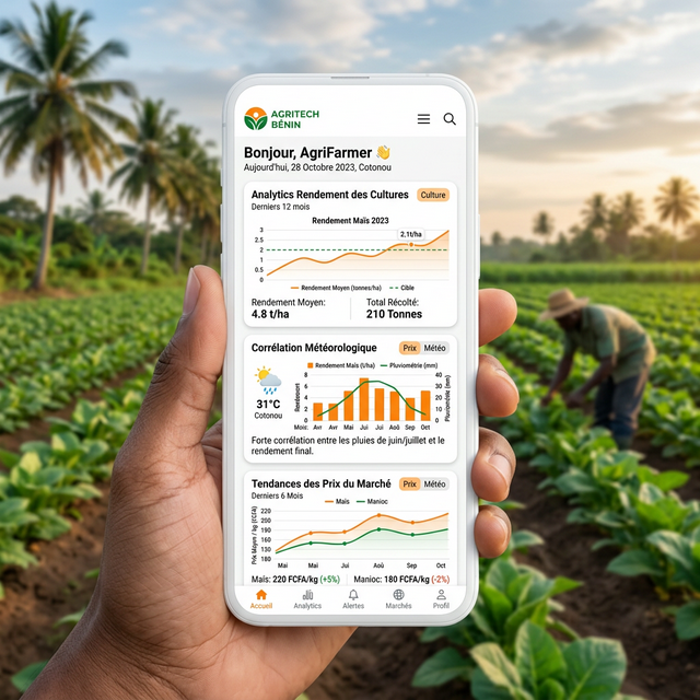 Dashboard AgriTech Bénin